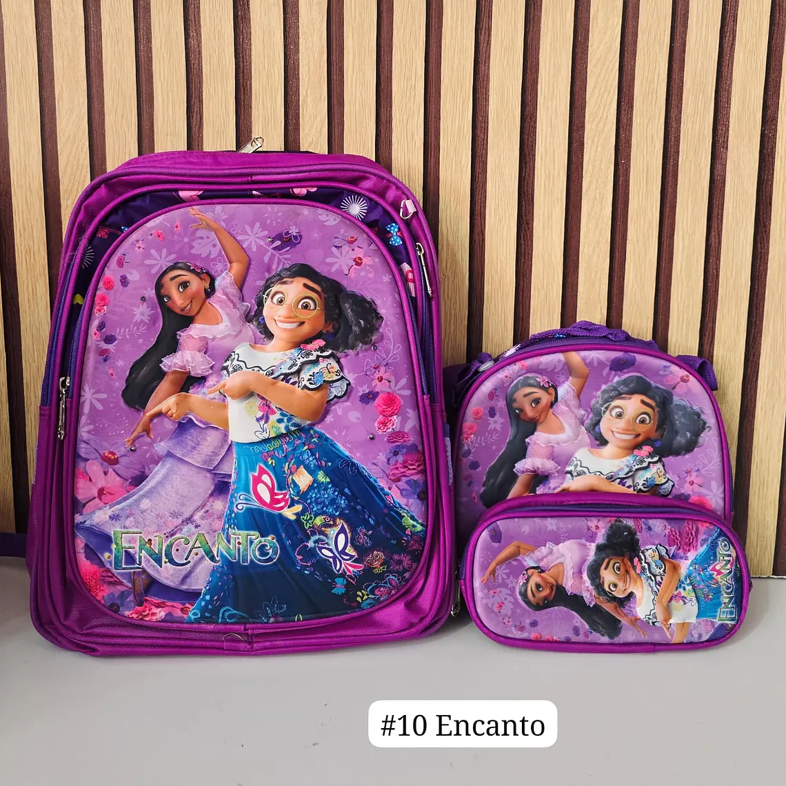 COMBO MOCHILA PARA PRIMARIA VARIOS PERSONAJES MOD# WN-112 10