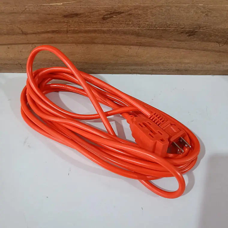 EXTENSIÓN USO RUDO COLOR NARANJA DE 5MTS MOD# YCY-5M- COPIAR 2