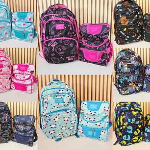COMBO MOCHILA TRENDY JUVENIL VARIOS DISEÑOS MODELO# 2025 b