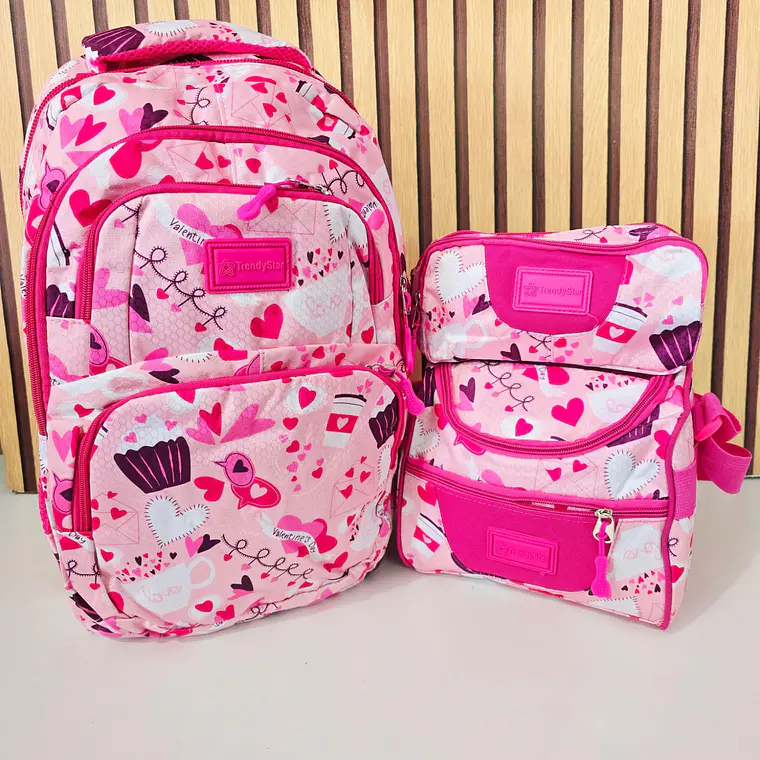 COMBO MOCHILA TRENDY JUVENIL VARIOS DISEÑOS MODELO# 2025 b 3