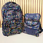 COMBO MOCHILA TRENDY JUVENIL VARIOS DISEÑOS MODELO# 2025 b - Miniatura 4