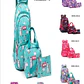 COMBO MOCHILA TRENDY JUVENIL VARIOS DISEÑOS MOELO# 2024 (varios) - Miniatura 1
