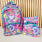 COMBO MOCHILA TRENDY JUVENIL VARIOS DISEÑOS MOELO# 2024 (varios) - Miniatura 4
