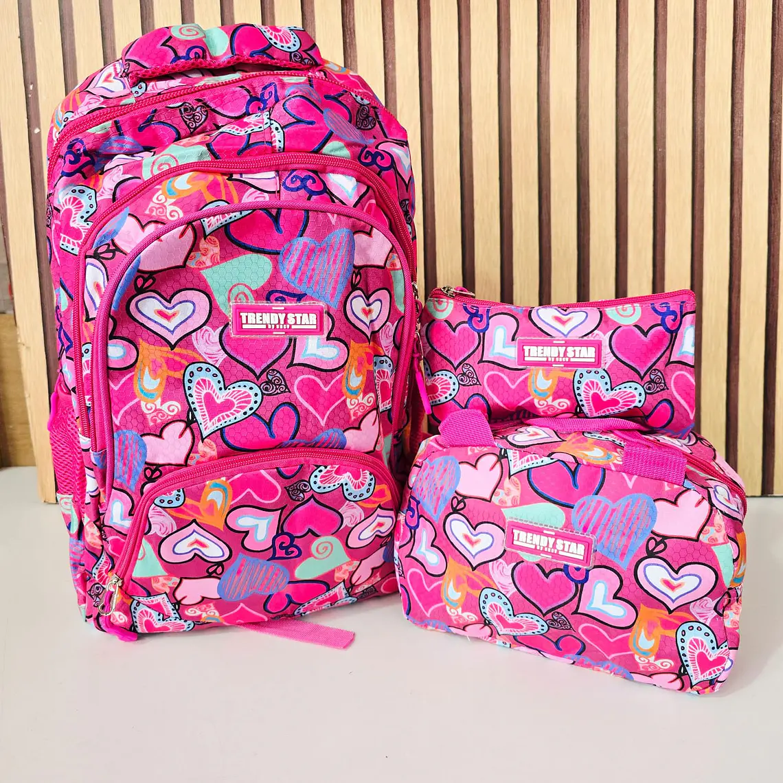 COMBO MOCHILA TRENDY JUVENIL VARIOS DISEÑOS MOELO# 2024 (varios) 11