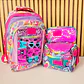 COMBO MOCHILA PREMIUM DE 3PZ TRENDY STAR LENTEJUELA REVERSIBLE MOD# 30201 (varios) - Miniatura 1