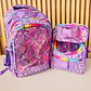 COMBO MOCHILA PREMIUM DE 3PZ TRENDY STAR LENTEJUELA REVERSIBLE MOD# 30201 (varios) - Miniatura 4