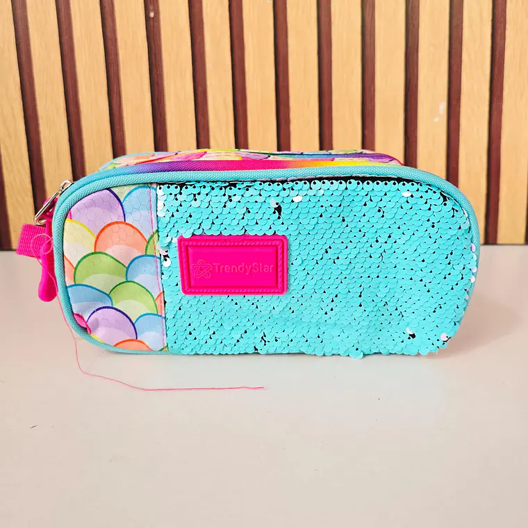COMBO MOCHILA PREMIUM DE 3PZ TRENDY STAR LENTEJUELA REVERSIBLE MOD# 30201 (varios) 10