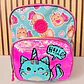 MOCHILA KINDER LENTEJUELAS  REVERSIBLE TRENDY STAR MOD# 30202a ó 30202b - Miniatura 4