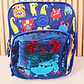 MOCHILA KINDER LENTEJUELAS  REVERSIBLE TRENDY STAR MOD# 30202a ó 30202b - Miniatura 8