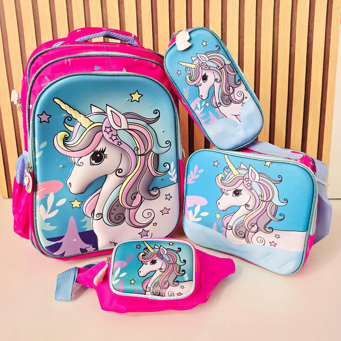 COMBO MOCHILA DE 4PZ PRIMARIA CON LUZ Y MUSICA DISNEY MOD# CAR4-03 5