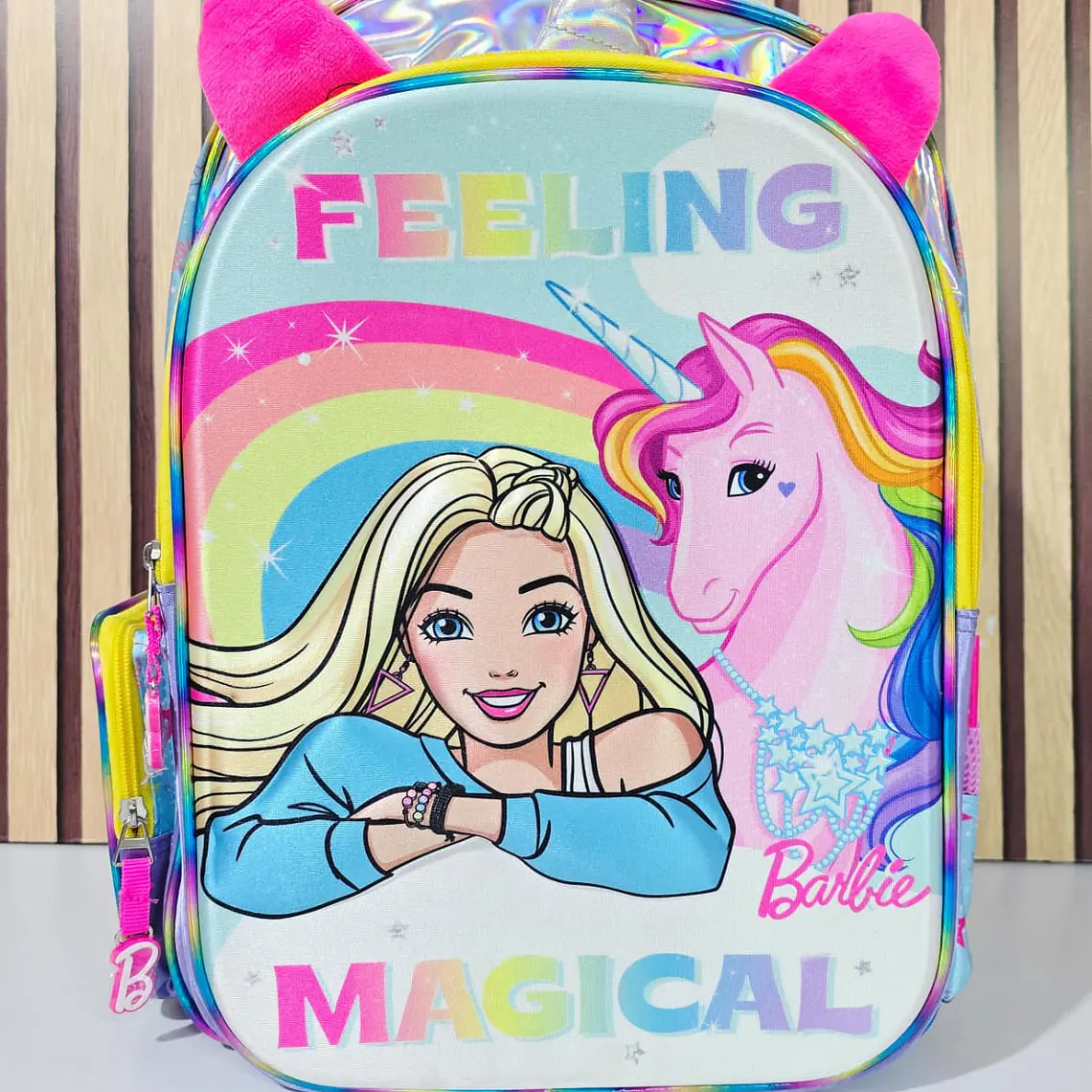 MOCHILA ORIGINAL BARBIE UNICORNIO  RUZ PRIMARIA MOD# BP141A 1