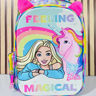 MOCHILA ORIGINAL BARBIE UNICORNIO  RUZ PRIMARIA MOD# BP141A