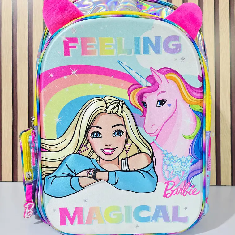 MOCHILA ORIGINAL BARBIE UNICORNIO  RUZ PRIMARIA MOD# BP141A 1