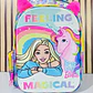MOCHILA ORIGINAL BARBIE UNICORNIO  RUZ PRIMARIA MOD# BP141A - Miniatura 1