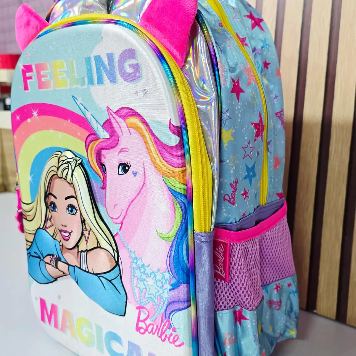 MOCHILA ORIGINAL BARBIE UNICORNIO  RUZ PRIMARIA MOD# BP141A 4