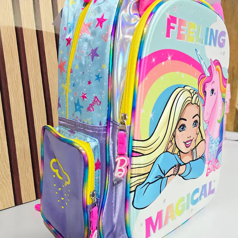 MOCHILA ORIGINAL BARBIE UNICORNIO  RUZ PRIMARIA MOD# BP141A 5