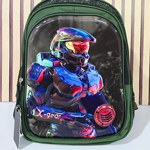 MOCHILA ORIGINAL X-GEAR PARA PRIMARIA SOLDADO HALO MOD# XGE 6601