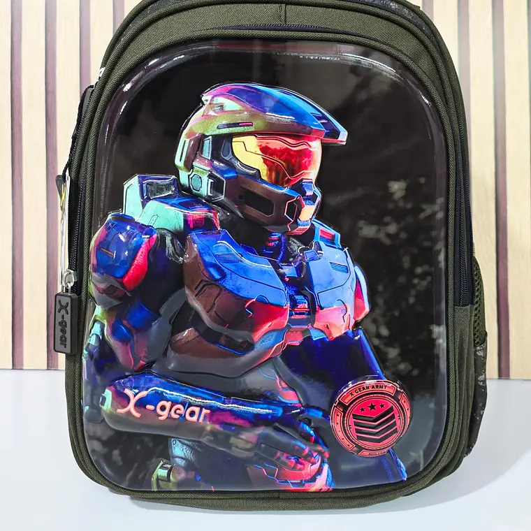 MOCHILA ORIGINAL X-GEAR PARA PRIMARIA SOLDADO HALO MOD# XGE 6601 4