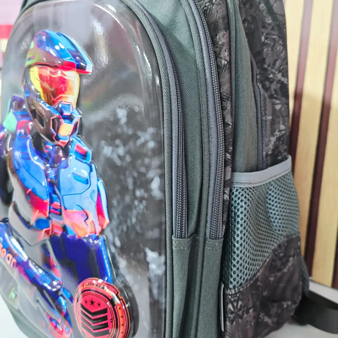 MOCHILA ORIGINAL X-GEAR PARA PRIMARIA SOLDADO HALO MOD# XGE 6601 7