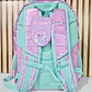 MOCHILA PRIMARIA OCON LUZ ORIGINAL X-GEAR  UNICORNIO  MOD# FX619 - Miniatura 5
