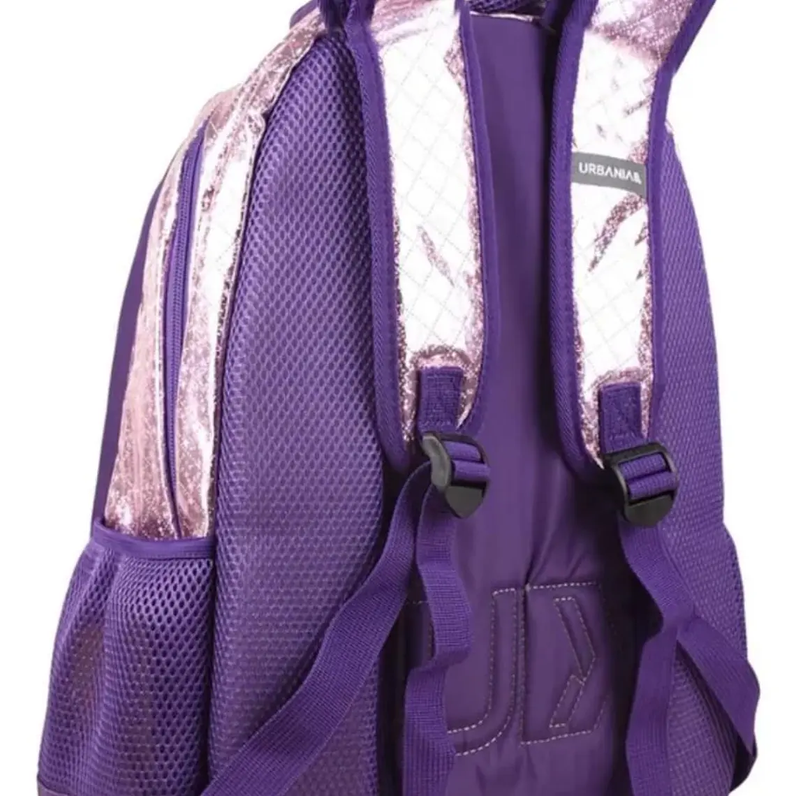 MOCHILA ORIGINAL JUVENIL URBANIA  MORADA MOD# 5186 4