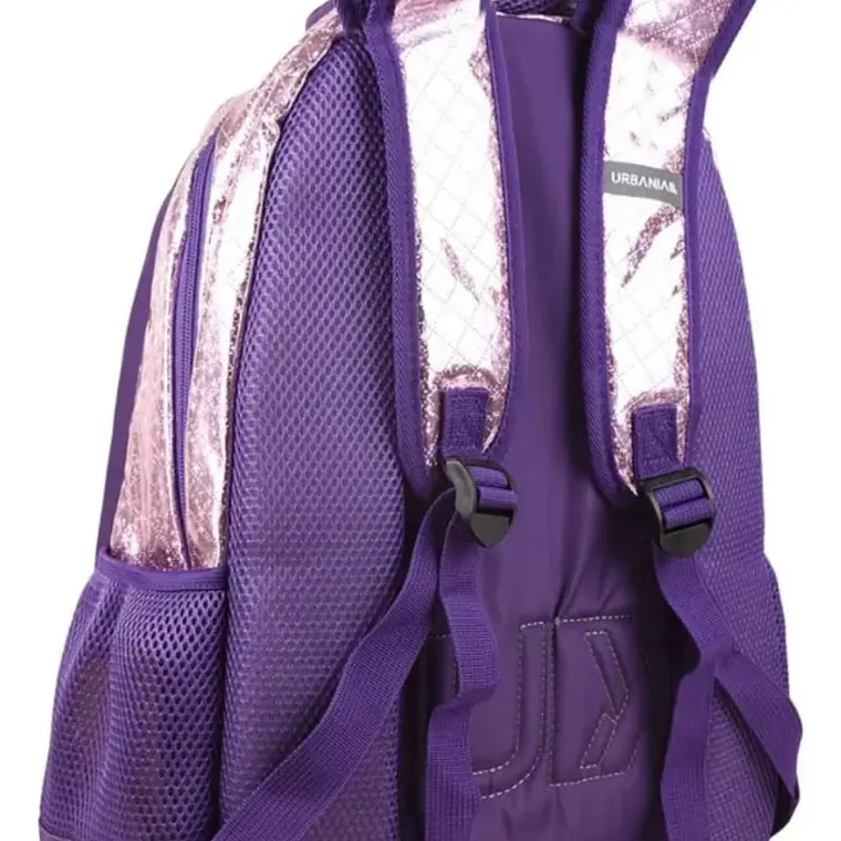 MOCHILA ORIGINAL JUVENIL URBANIA  MORADA MOD# 5186 4