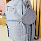 MOCHILA ORIGINAL X-GEAR JUVENIL  CORAZONCITOS CON MONEDERO MOD# XF775 - Miniatura 6