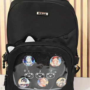 MOCHILA ORIGINAL X-GEAR JUVENIL  GATO PINES  MOD# XF724