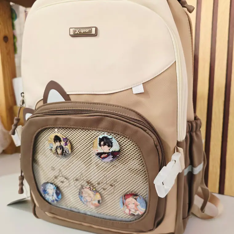 MOCHILA ORIGINAL X-GEAR JUVENIL  GATO PINES  MOD# XF724 5