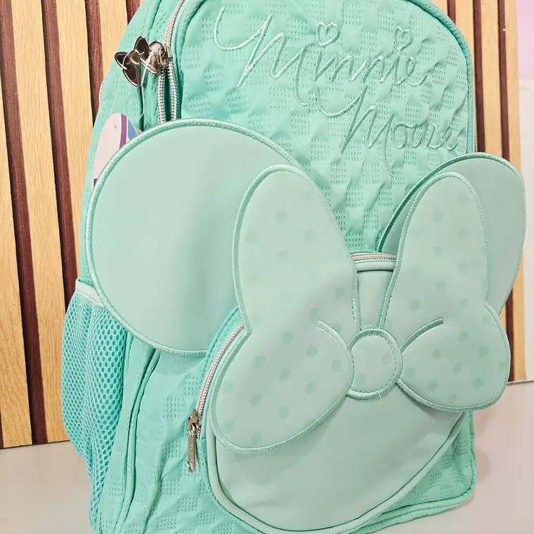 MOCHILA PRIMARIA ORIGINAL MINNIE VERDE    RUZ  MOD# 182292 6