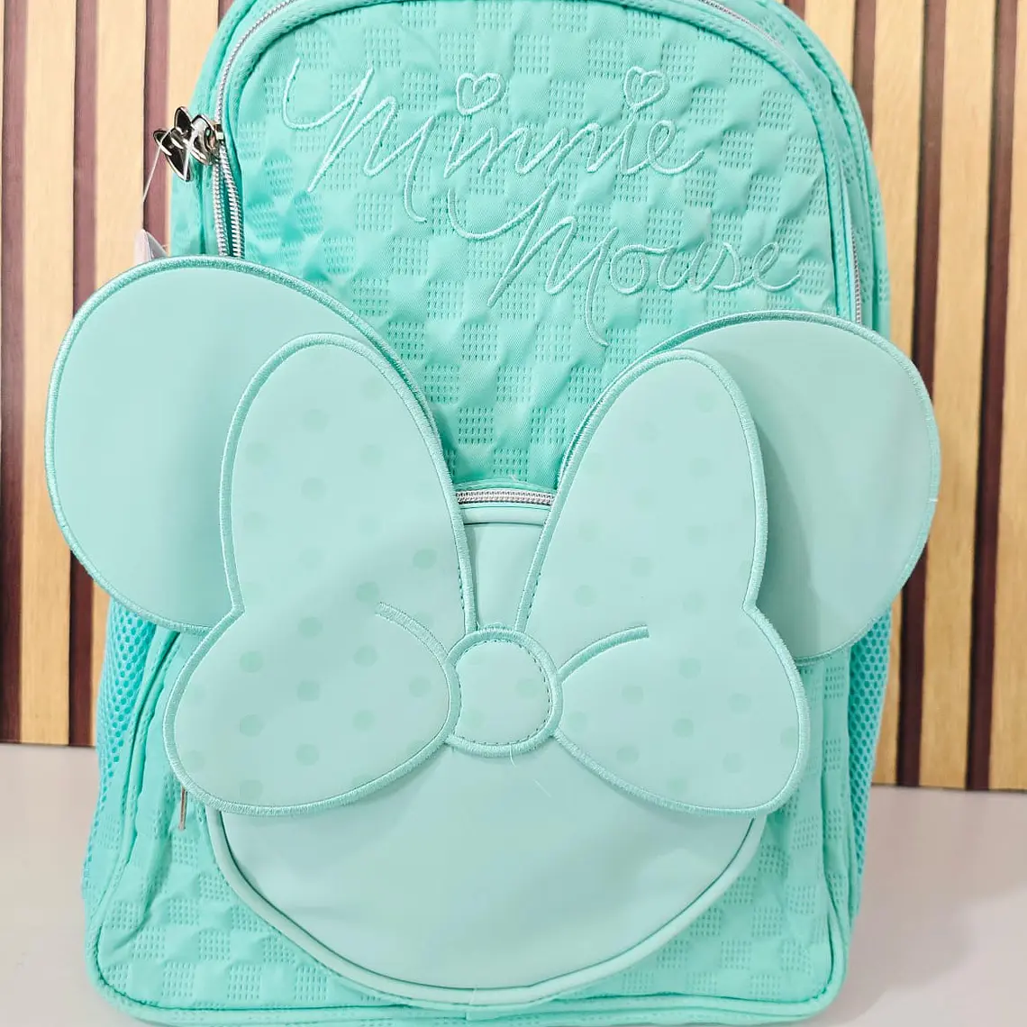 MOCHILA PRIMARIA ORIGINAL MINNIE VERDE    RUZ  MOD# 182292 7