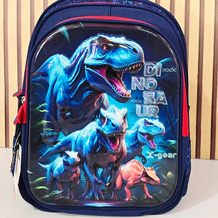 MOCHILA PRIMARIA ORIGINAL X-GEAR  VARIOS DINOS  MOD# XIN-0011