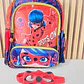 MOCHILA ORIGINAL LADY BUG  CON ANTIFAZ FOTORAMA PRIMARIA  SPOT ON MOD# LB30A60BP - Miniatura 1