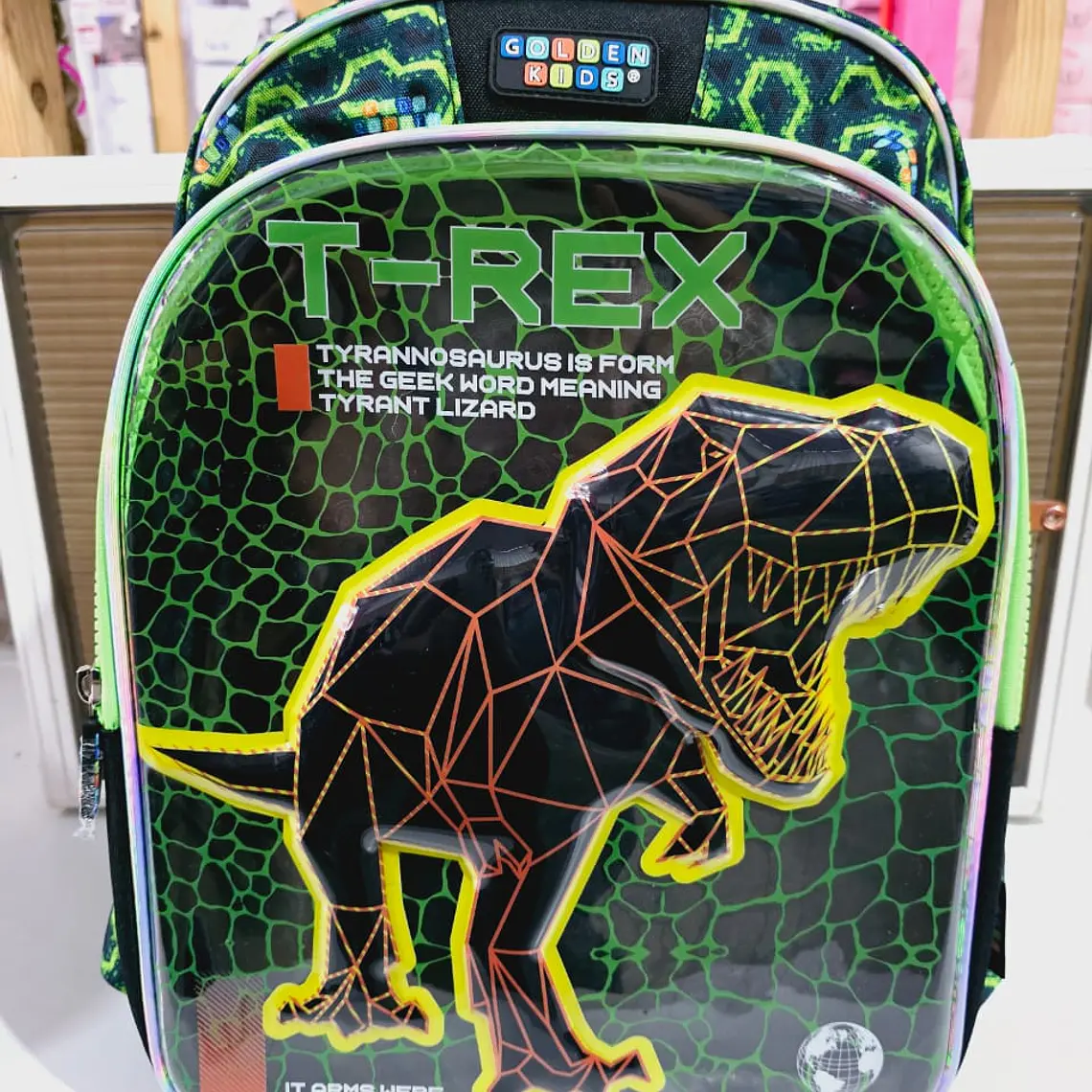 MOCHILA ORIGINAL X-GEAR (DINOSAURIO) MOD# GF1670 3