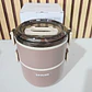 TUPPER TÉRMICO REDONDO ACERO INOXIDABLE 2 NIVELES  BEDUSO MOD# 1268 - Miniatura 6