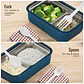 TUPPER PARA ALIMENTOS CON INTERIOR ACERO INOXIDABLE MOD # 6529A - Miniatura 8