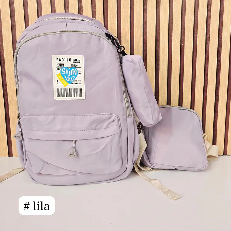 COMBO MOCHILA SHJINIAO MOD# 888-1 6