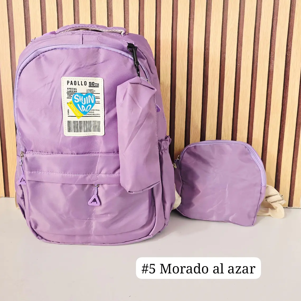 COMBO MOCHILA SHJINIAO MOD# 888-1 7