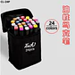 SET DE 24 PLUMONES TOUCH DOBLE PUNTA MOD# CL-24P✨ - Miniatura 1