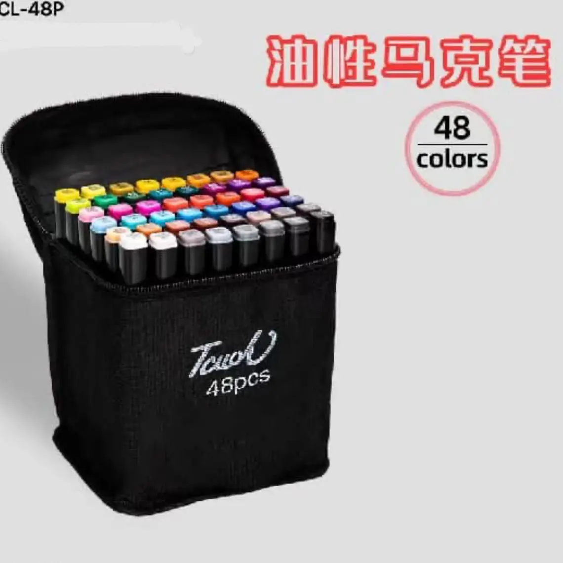SET DE 48 PLUMONES TOUCH DOBLE PUNTA MOD# CL-48P✨ 1