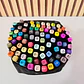 SET DE 80 PLUMONES TOUCH DOBLE PUNTA MOD# CL-80P✨ - Miniatura 3