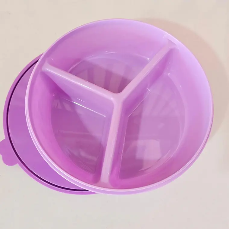 TUPPER ECONÓMICO 500ML TRES COMPARTIMENTOS MOD# S/M 3