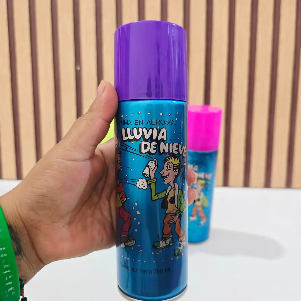 ESPUMA BLANCA EN AEROSOL (LLUVIA DE NIEVE) DE 260ML MOD# 2013 2