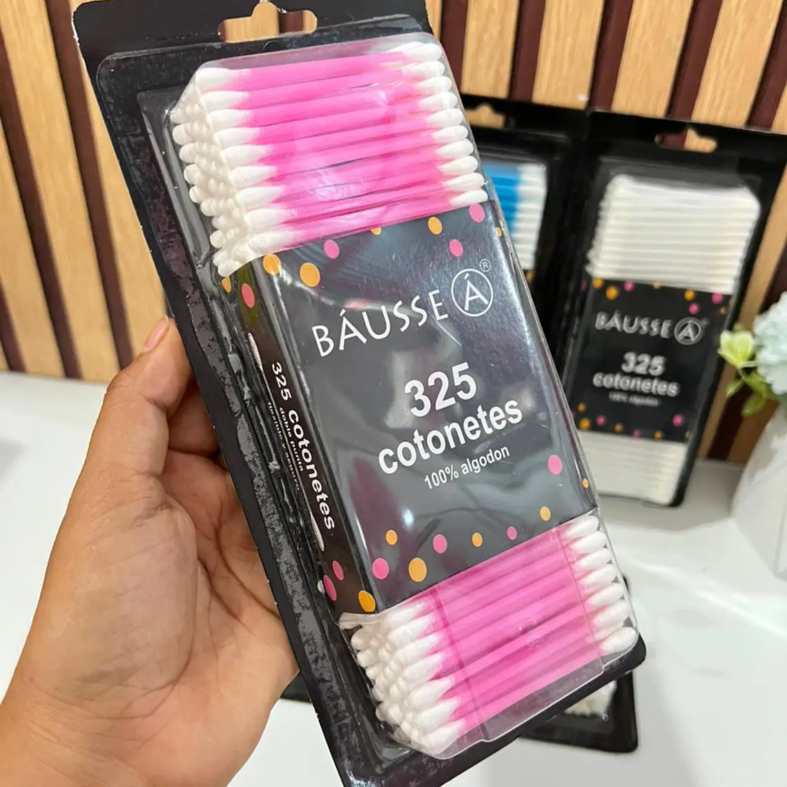 CAJITA CON 325 COTONETES MOD# B-325 4