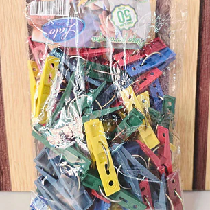 BOLSA CON 50 PINZAS PARA ROPA MOD# JM50