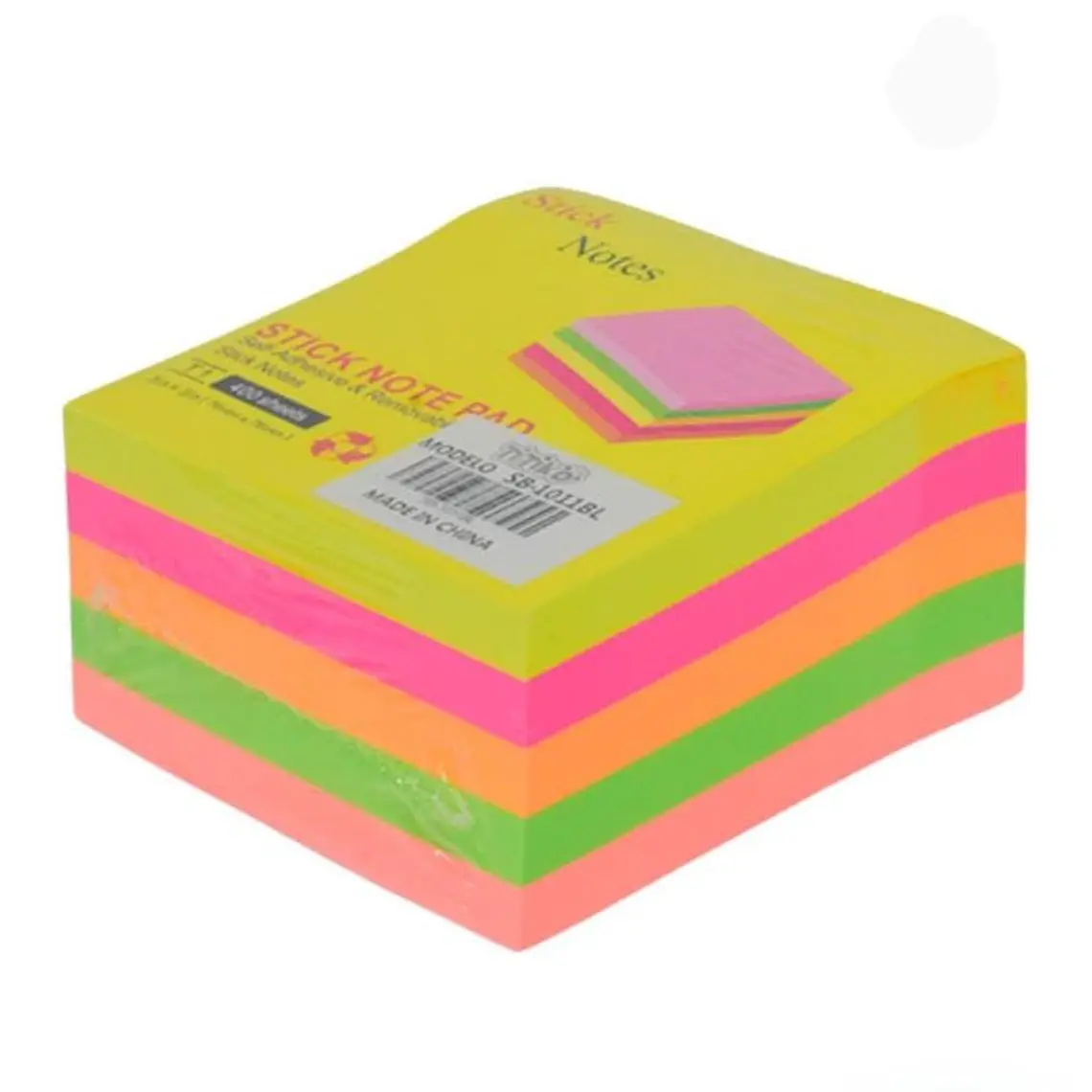BLOC DE 400 NOTAS ADHESIVAS  POSTIK  MOD#SB-1011BL 1
