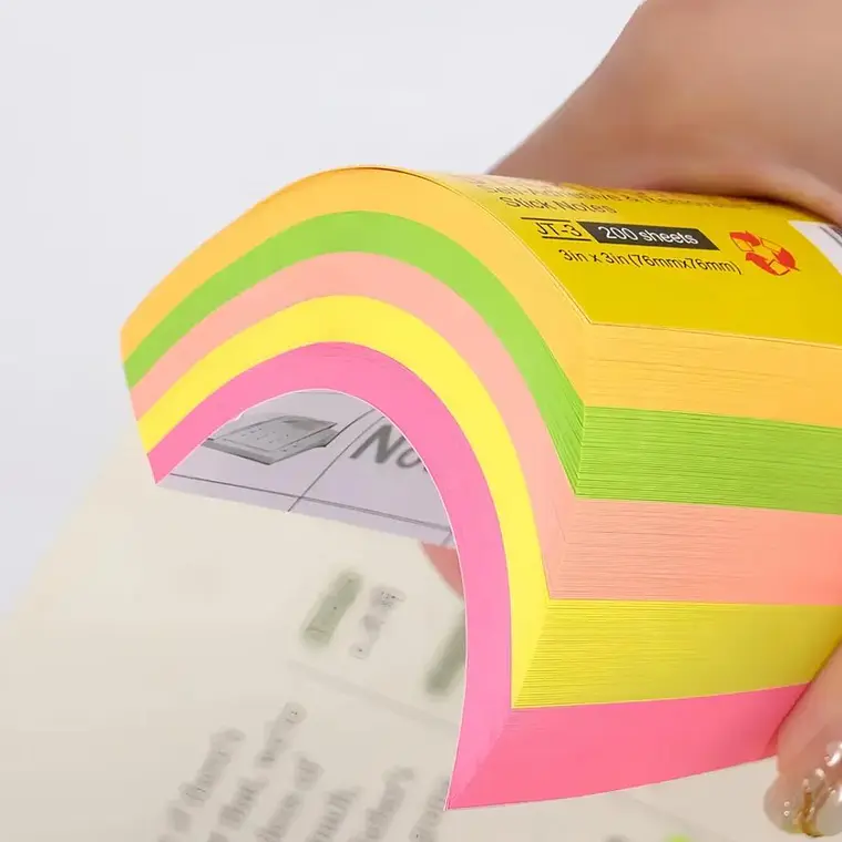BLOC DE 400 NOTAS ADHESIVAS  POSTIK  MOD#SB-1011BL 2