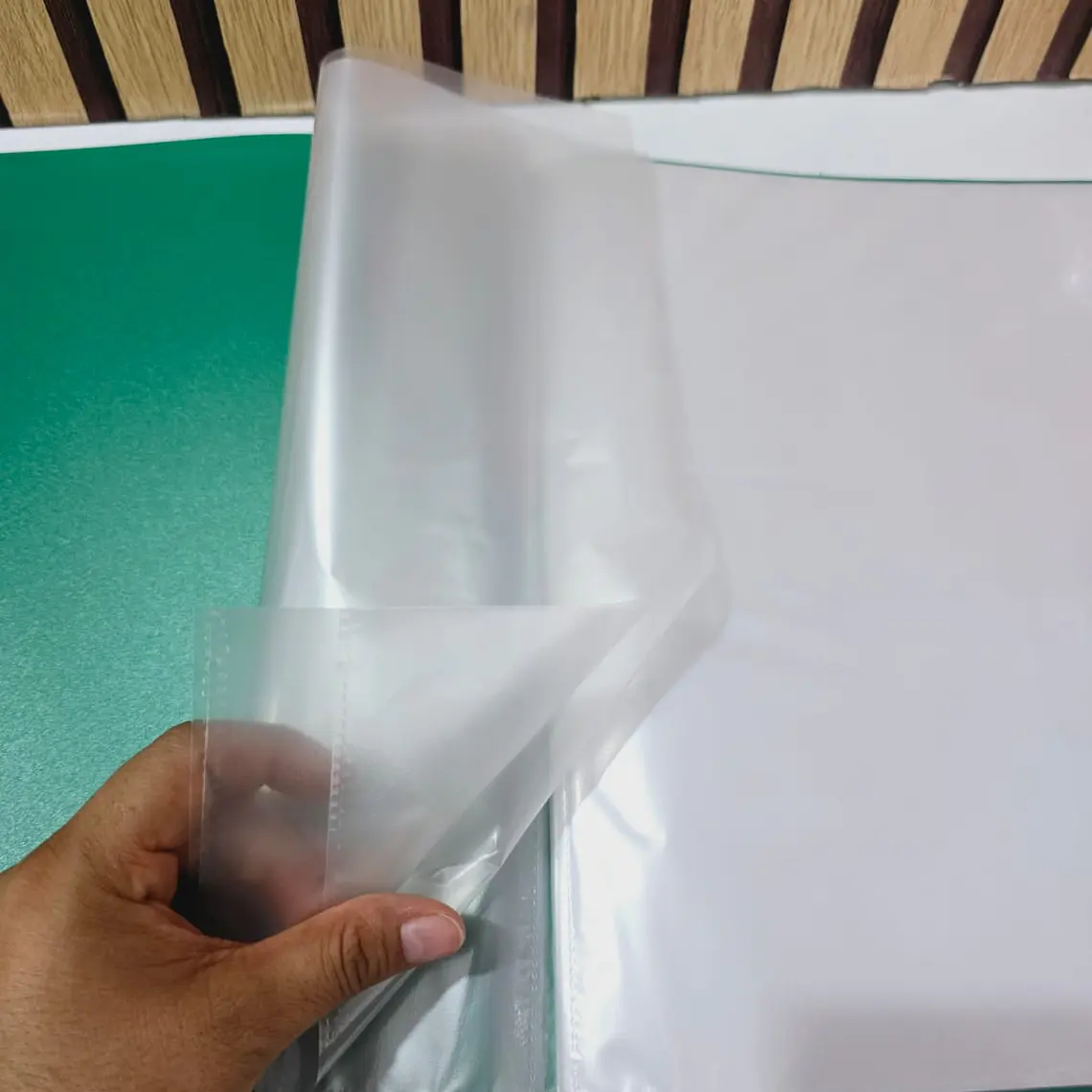 CARPETA CON 50 PROTECTORES DE HOJA ORGANIZADOR A4 MOD# SN-009-50J 3