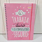 (RAYAS) LIBRETA PROFESIONAL DE PASTA DURA MOD# TK-0155BJ🦋 - Miniatura 3
