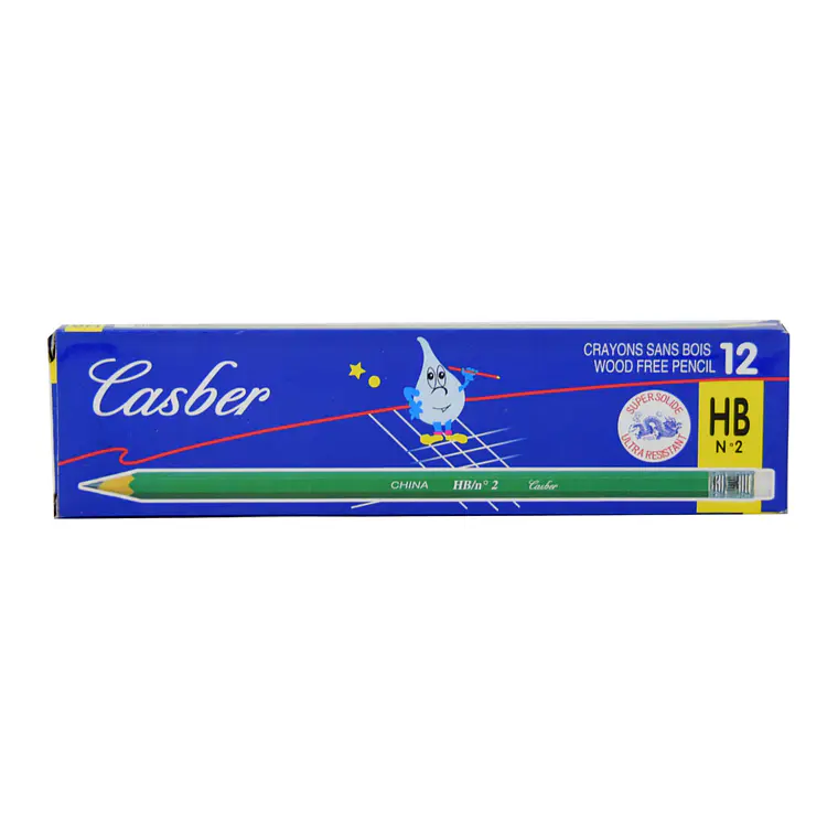 CAJITA CON 12 LAPICES GOOD LUCKY HB N°2 MOD# FL-655 2